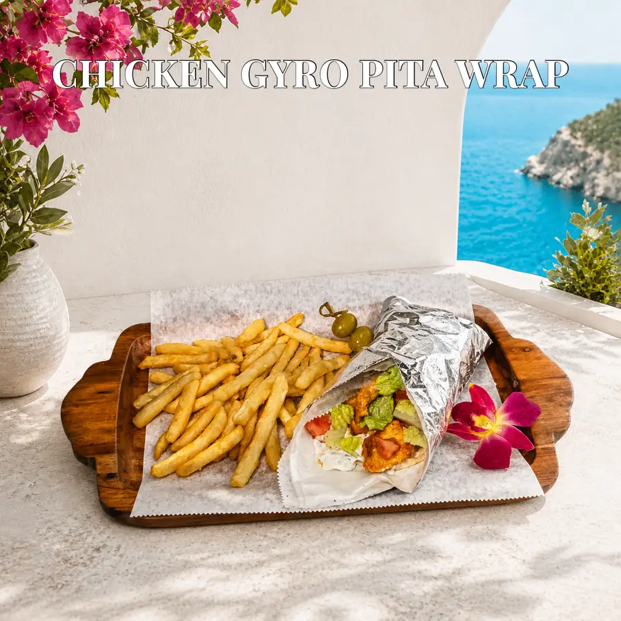 CHICKEN GYRO PITA WRAP