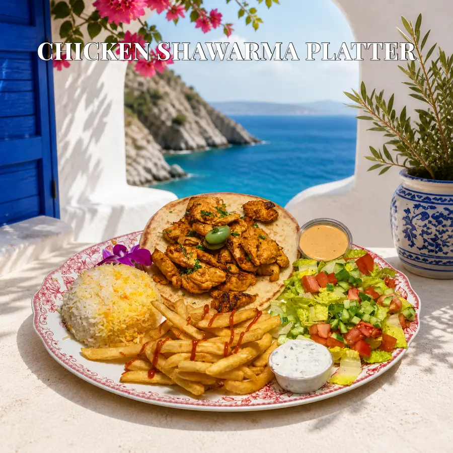 CHICKEN SHAWARMA PLATTER